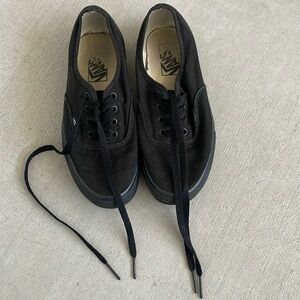 All Black Vans